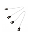 Corsair Kabel Premium z rękawem SATA biały 30 cm - 2 sztuki - nr 3