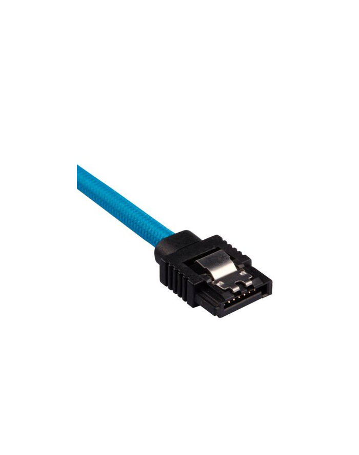 Corsair Premium Sleeved SATA-Kabel blau 60cm - 2er Pack główny