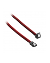 CableMod ModMesh Kątowy kabel SATA 3 60cm - Blood Red - nr 1