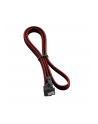CableMod ModMesh Kątowy kabel SATA 3 60cm - Blood Red - nr 2