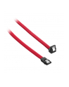 CableMod ModMesh Kątowy kabel SATA 3 60cm - czerwony - nr 1