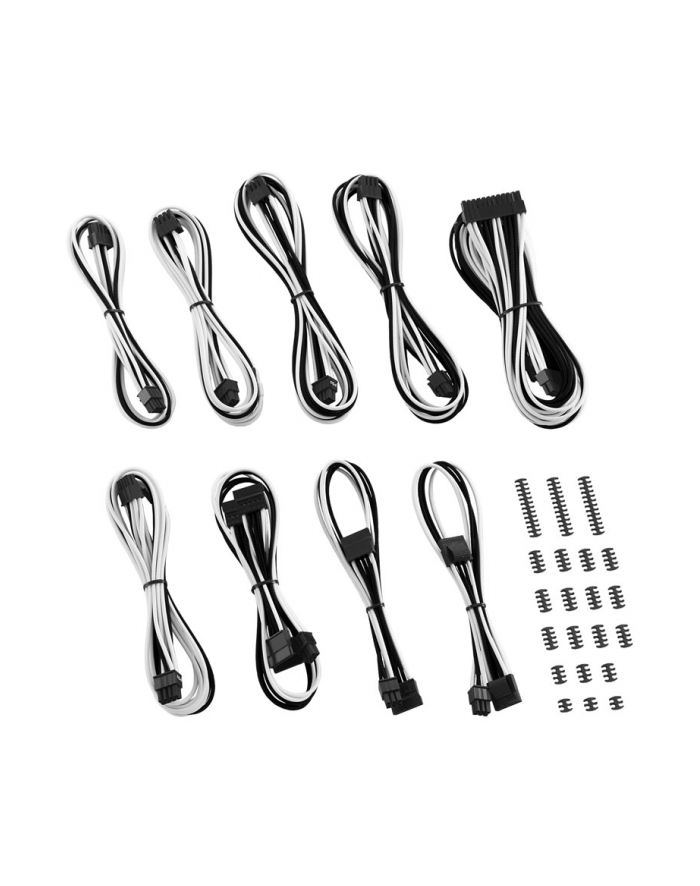 CableMod Zestaw Classic ModMesh z serii RT ASUS ROG / Seasonic - Black / White główny