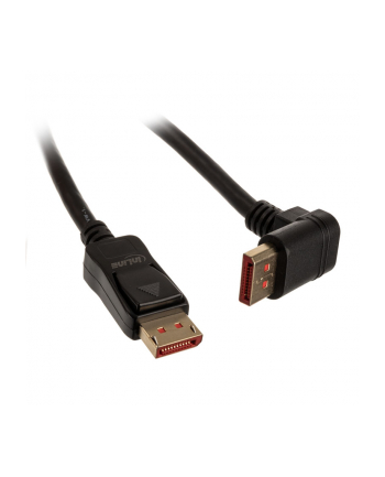 INLINE KABEL 8K (UHD-2) DISPLAYPORT KABEL, NACH OBEN GEWINKELT, CZARNY - 2M (17152O)  (17152O) nr 2