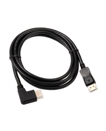 INLINE KABEL 8K (UHD-2) DISPLAYPORT KABEL, RECHTS GEWINKELT, CZARNY - 2M (17152R)  (17152R) nr 1
