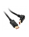INLINE KABEL 8K (UHD-2) DISPLAYPORT KABEL, NACH UNTEN GEWINKELT, CZARNY - 3M (17153U)  (17153U) - nr 1