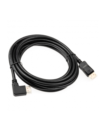 INLINE INLINE KABEL 8K (UHD-2) DISPLAYPORT KABEL, RECHTS GEWINKELT, SCHWARZ - 5M (17155R)  (17155R) nr 1
