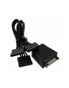 SILVERSTONE  SILVESTONE CP06-L, Y-KABEL SATA / - CZARNY (SSTCP06L)  (SSTCP06L) - nr 2