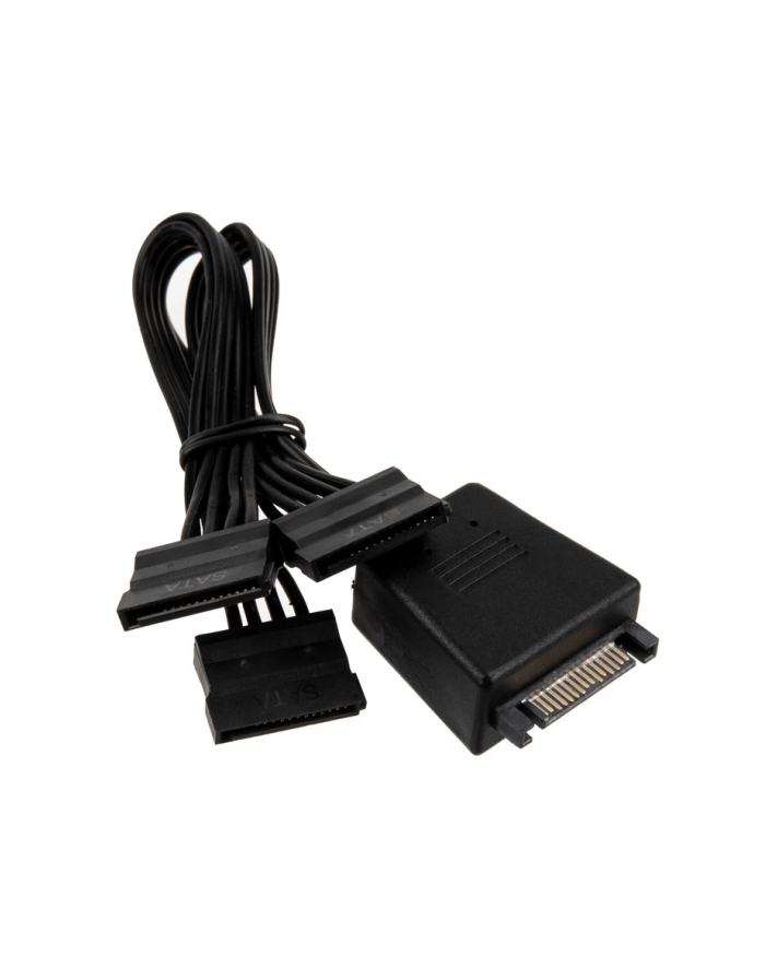 SILVERSTONE  SILVESTONE CP06-L, Y-KABEL SATA / - CZARNY (SSTCP06L)  (SSTCP06L) główny