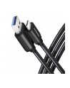 Axagon BUCM3-AM10AB, SPEED kabel USB-C <-> USB-A, 1m, USB 3.2 Gen 1, 3A, ALU, czarny(AXN) - nr 15