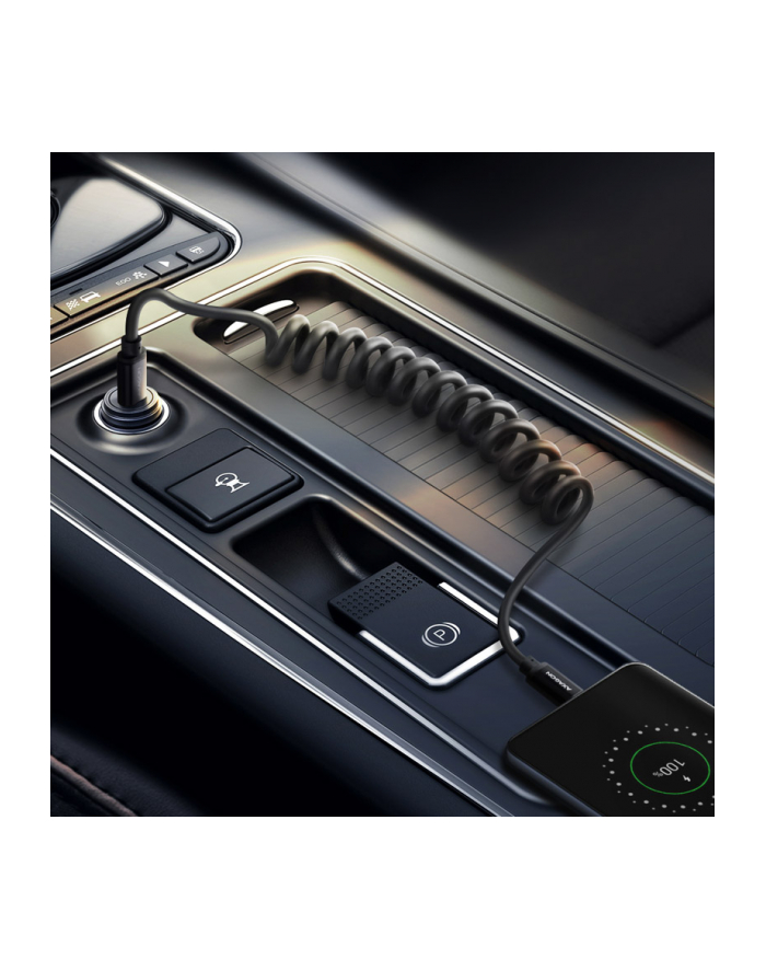 Axagon BUCM-CM10TB, TWISTER kabel USB-C <-> USB-C, 0.6m, USB 2.0, 3A, ALU, tpe, CZARNY (AXN) główny