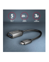 Axagon RUCM-AFAC kabelová redukce USB-C male <-> USB-A female, 20cm, USB 3.2 Gen 1, 3A, ALU (AXN) - nr 17