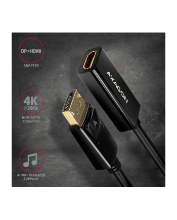 Axagon adapter RVD-HI14N, DisplayPort -> HDMI 1.4 redukce / 4K/30Hz (AXN)