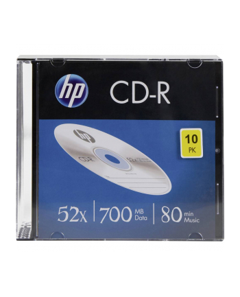 INNY HP CD-R, CRE00085-3, 10-PACK, 700MB, 52X, 80MIN.,