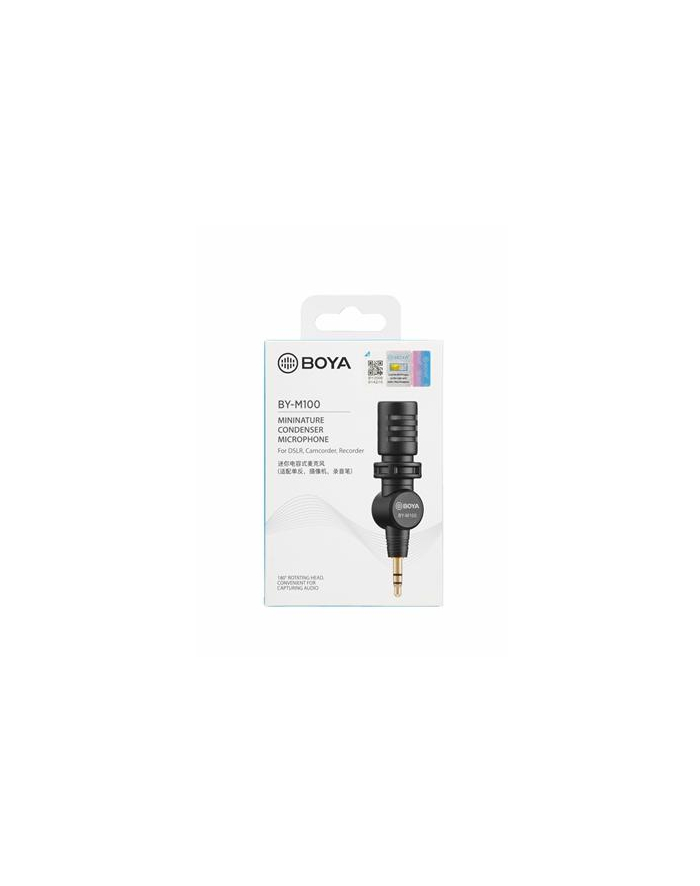 Boya plug and play microphone -for dslr, camcorder, recorder główny