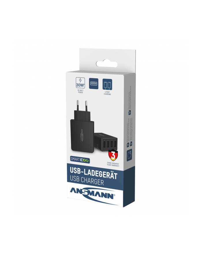 Ansmann Ładowarka HC430 4x USB-A 3 A (1001-0107) główny