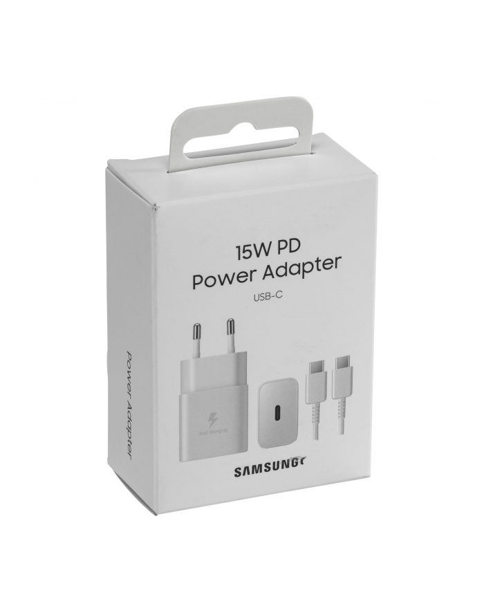 Samsung Fast Travel Charger 15W + kabel USB-C Biały (EP-T1510XWEGEU) główny