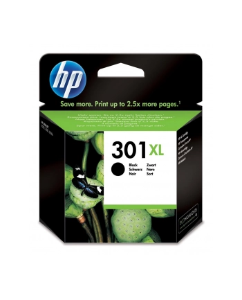 HEWLETT-PACKARD TUSZ HP CZARNY HP 301XL, HP301XL=CH563EE, 480 STR.,8 ML