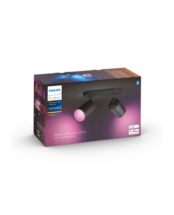 PHILIPS HUE White and color ambiance Fugato czarny 5063230P7
