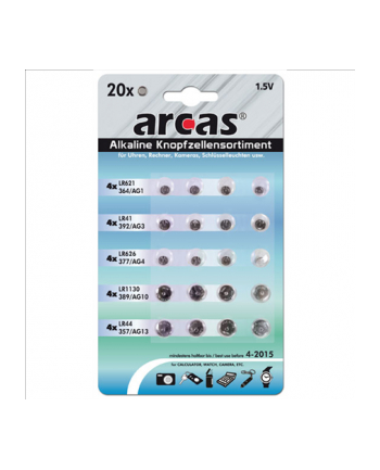 Arcas LR41 LR66 LR44 LR54 LR60 20szt.