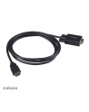 Akasa kabel HDMI na VGA, pozlacené konektory, 2m (AKA) - nr 4