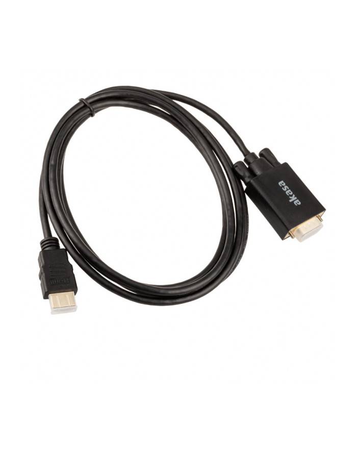 Akasa kabel HDMI na VGA, pozlacené konektory, 2m (AKA) główny