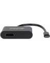 MANHATTAN MANHATTAN MANHATTAN ADAPTER USB USB-C - HDMI + USB-C CZARNY DARMOWA DOSTAWA OD 100 ZŁ (153416)  (153416) - nr 22