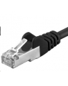 PATCH PATCH KABEL KROSOWY RJ45 500 MHZ 24AWG CZARNY 1,5M  (SP6ASFTP015C) - nr 1