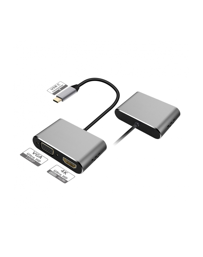 PLATINET PLATINET ADAPTER USB-C/HDMI/VGA 45224  (PMMA9832) główny