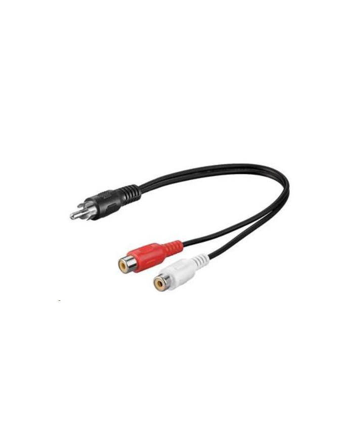 Premiumcord Kabel 1x CINCH male - 2x CINCH female 20cm (PRC) główny