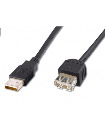 Premiumcord USB 2.0 kabel prodlužovací, A-A, 5m černá (PRC)