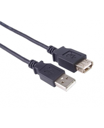 Premiumcord USB 2.0 kabel prodlužovací, A-A, 5m černá (PRC)