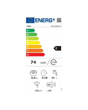 Candy Smart CSTG 262DE/1-S