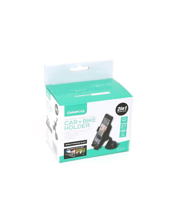 Omega Uniwersalny Uchwyt Samochodowy I Rowerowy Kiwi Czarny (OUBCHKB) główny