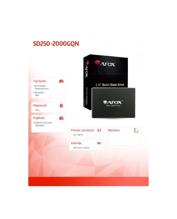 afox Dysk SSD - 2TB QLC 560 MB/s nr 1