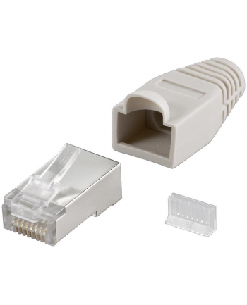 Goobay Wtyk Teleinformatyczny Rj45 Kat.5E Ftp Z Osłonką 68746