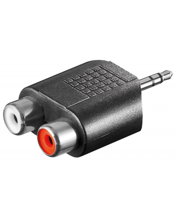 Goobay RCA adapter. AUX jack 3.5 mm male to 2 stereo female ...nie z tej ziemi - OFERTY z KOSMOSU (11604)