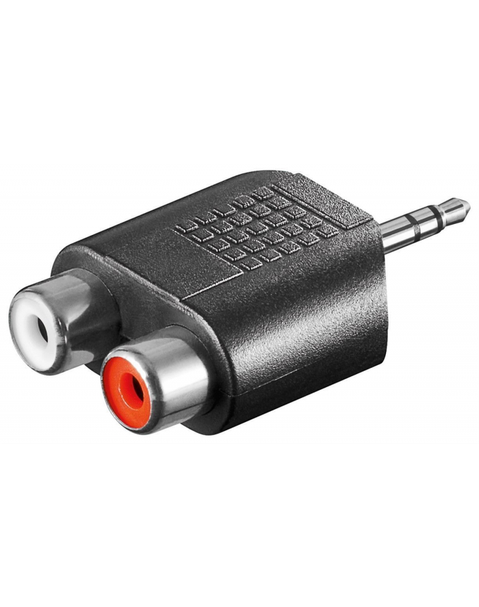 Goobay RCA adapter. AUX jack 3.5 mm male to 2 stereo female ...nie z tej ziemi - OFERTY z KOSMOSU (11604) główny