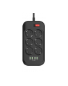 COLORWAY POWER SOCKET CW-CHE64B BLACK, 4XUSB, 2 M, 250 V, 6 EURO SOCKETS, 17 W ...NIE Z TEJ ZIEMI - OFERTY Z KOSMOSU (CWCHE64B) - nr 10