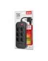 COLORWAY POWER SOCKET CW-CHE64B BLACK, 4XUSB, 2 M, 250 V, 6 EURO SOCKETS, 17 W ...NIE Z TEJ ZIEMI - OFERTY Z KOSMOSU (CWCHE64B) - nr 4