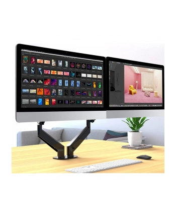 TECHLY UCHWYT BIURKOWY 2XLCD/LED 17-32 2X(2-9KG) AMORTYZATOR GAZOWY nr 2