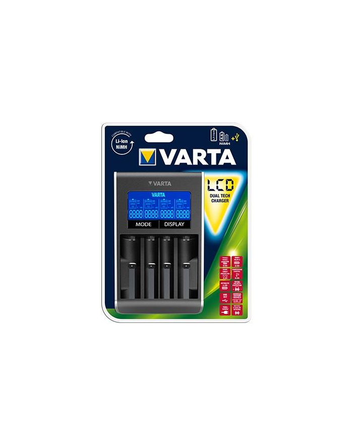 Varta Lcd Dual Tech Charger Ni-Mh 57676 główny