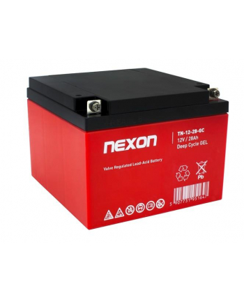 Akumulator GEL 12V 28Ah NEXON Deep Cycle