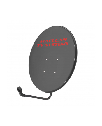 Antena satelitarna Maclean TV System, stal fosforowana, grafit, 65cm, MCTV-926 Maclean