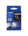 TAŚMA BROTHER TZ334- 12MM X 8M ZŁOTY/CZARNY - nr 6
