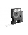 TAŚMA DYMO D1-12MM X 5 5M POLIESTROWA TRWAŁA CZARNY/BIAŁY - nr 20
