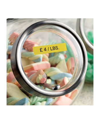 TAŚMA DYMO D1- 6MM X 7M CZARNY/ŻÓŁTY (43618) nr 1