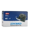 TAŚMA DYMO D1-12MM X 5 5M POLIESTROWA TRWAŁA CZARNY/BIAŁY - nr 1