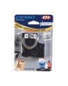 TAŚMA DYMO D1-12MM X 5 5M POLIESTROWA TRWAŁA CZARNY/BIAŁY - nr 44