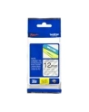 TAŚMA BROTHER TZ131- 12MM X 8M CZARNY/BEZBARWNY - nr 35