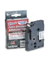 TAŚMA BROTHER TZS231-12MM X 8M CZARNY/BIAŁY STRONG - nr 8